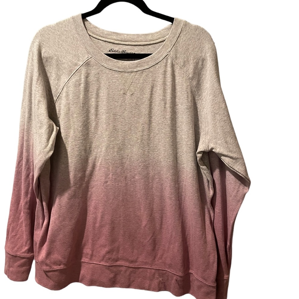 Women’s faded Eddie Bauer long sleeve